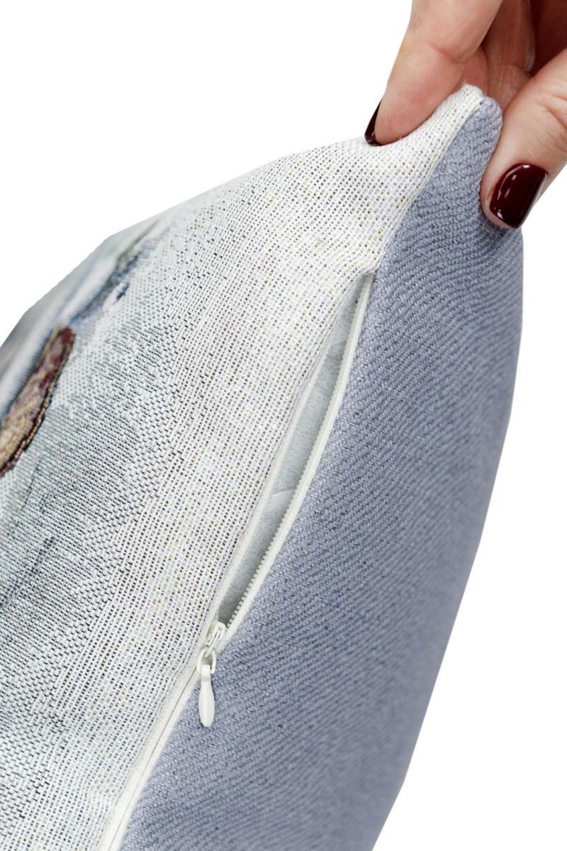 Наволочка гобеленовая Сказочные гномы-2 (Домик) 45х45 см (038483) - фото 3 Наволочка гобеленовая Сказочные гномы-2 (Домик) 45х45 см (038483) - фото 3