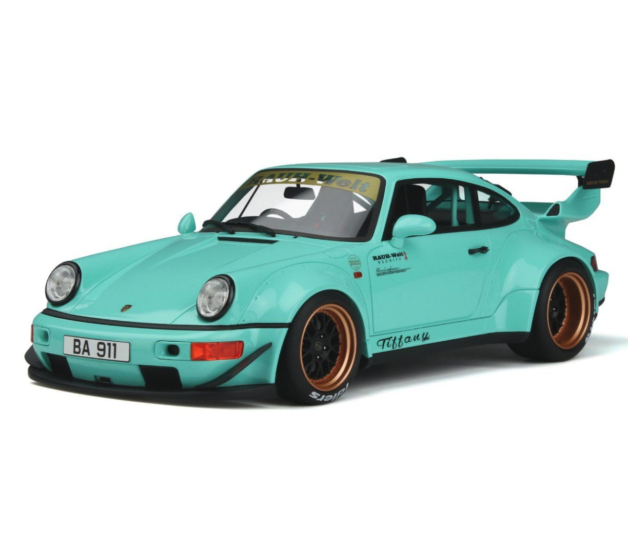 Модель автомобіля GT Spirit 1:18 Porsche 911 964 RWB Bodykit Tiffany Blue (GT875)