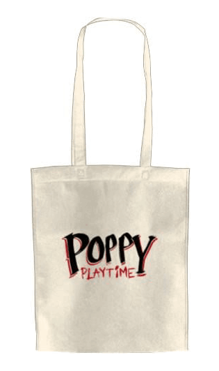 Эко-сумка для шопинга Poppy Playtime Logo (4191089251-poppy-playtime-logo)