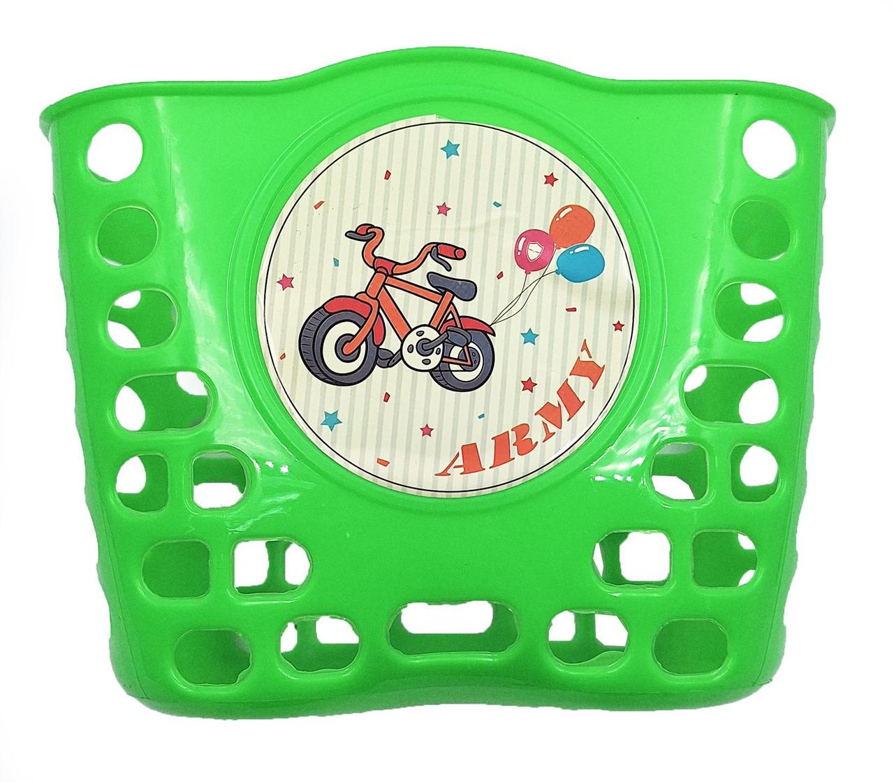 Кошик на дитячий велосипед/самокат 19 мм Зелений (G0001041) - фото 2 Кошик на дитячий велосипед/самокат 19 мм Зелений (G0001041) - фото 2