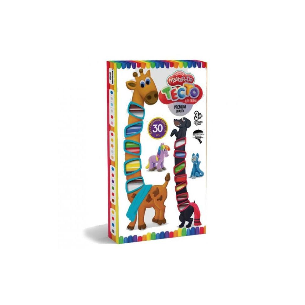 Креативна творчість тісто для ліплення Danko Toys Master Do 30 кольорів (MTT-149971)