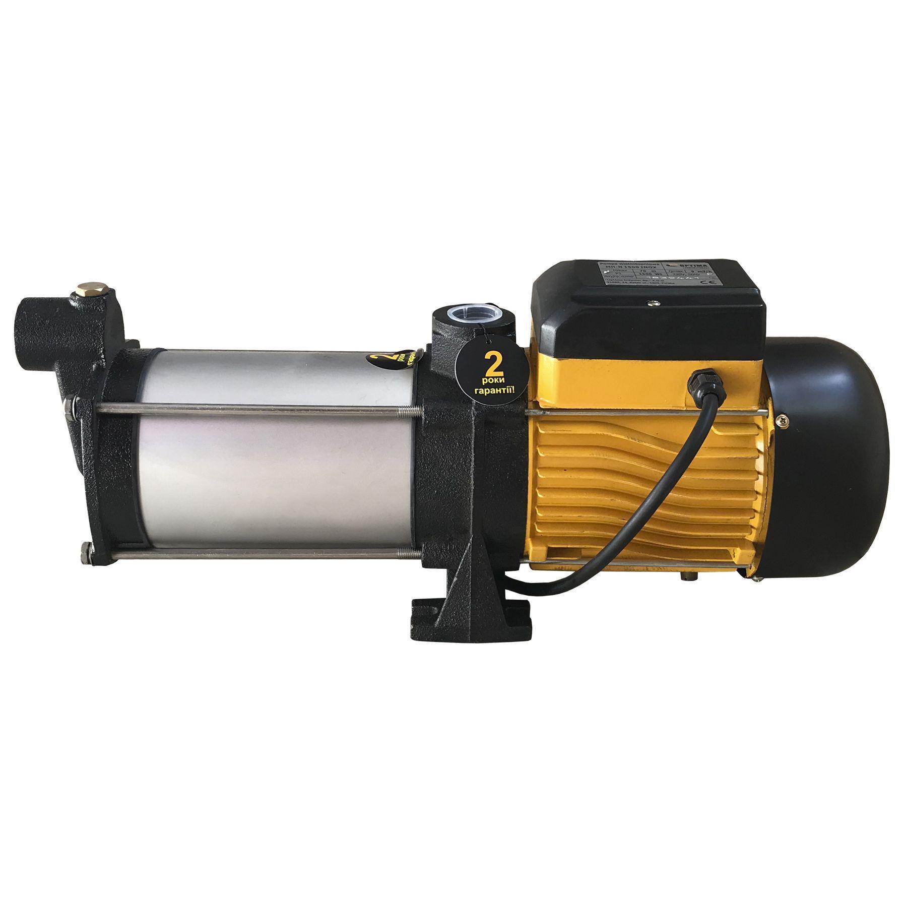 Відцентровий насос Optima MH-N 1500INOX багатоступеневий з нержавіючої сталі 1,5 кВт (000015478)