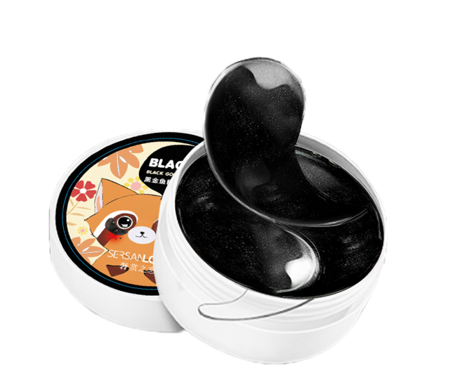 Патчи гидрогелевые под глаза SERSANLOVE Gold Caviar Eye Mask 60 шт. Black (14087-01)