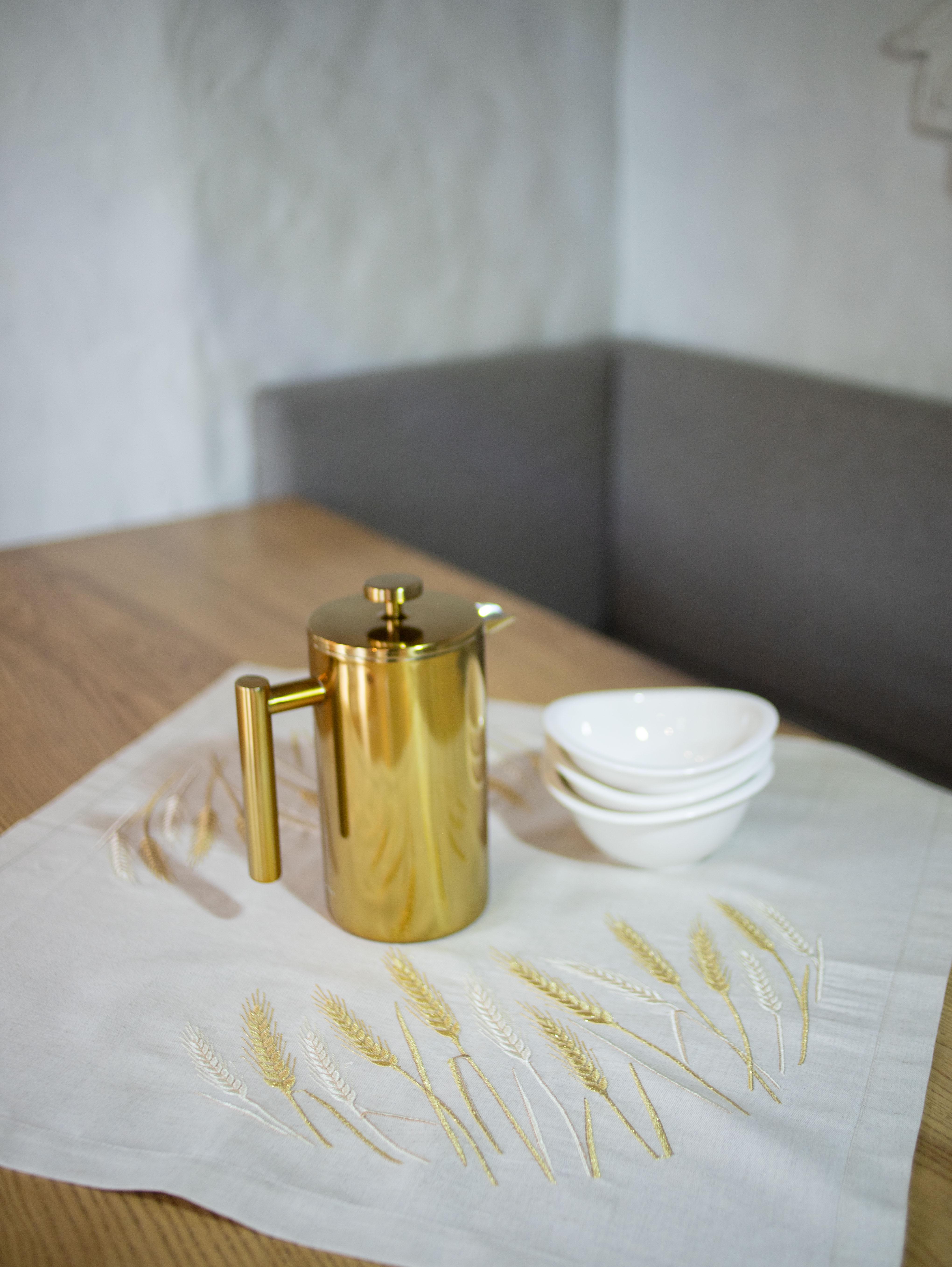 Серветка вишита Пшеничне поле 0,64х0,64 м (363-22/00) - фото 3