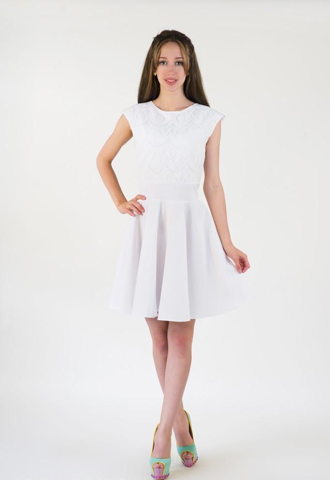 Платье женское Podium Allora 21342-WHITE XL Белый