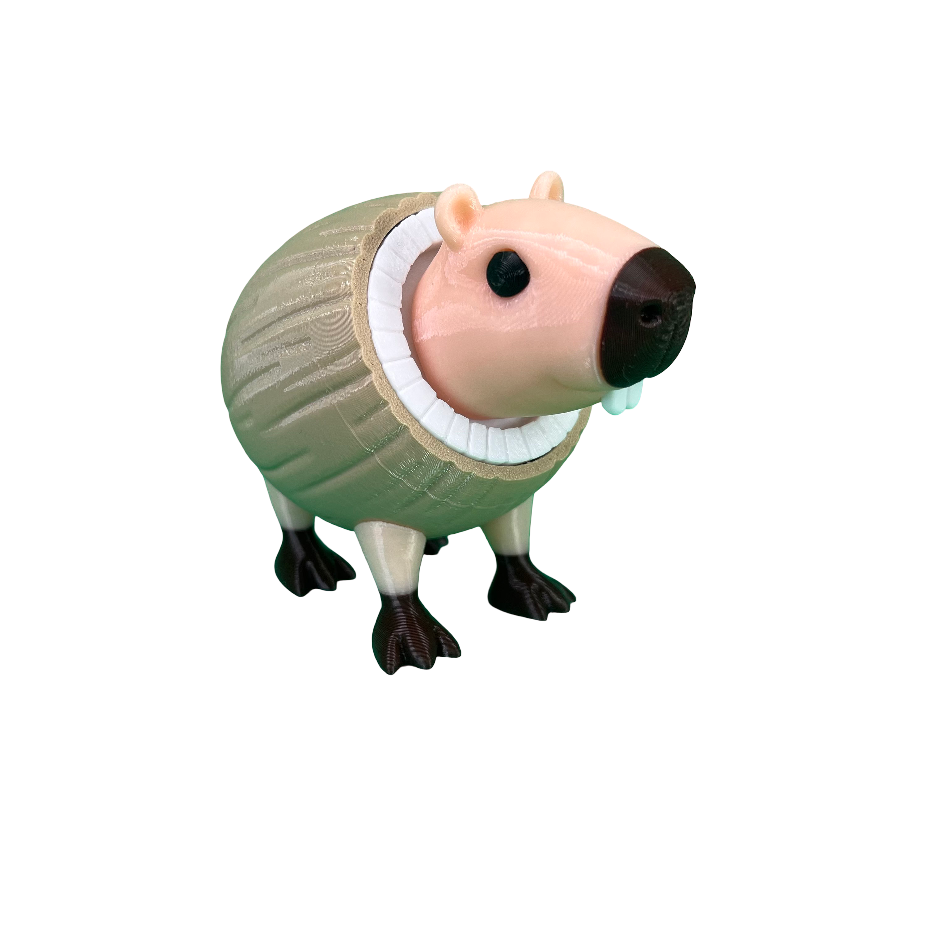 Игрушка Burbaloni Luliloli капибара из серии Italian Brainrot 10 см Бежевый