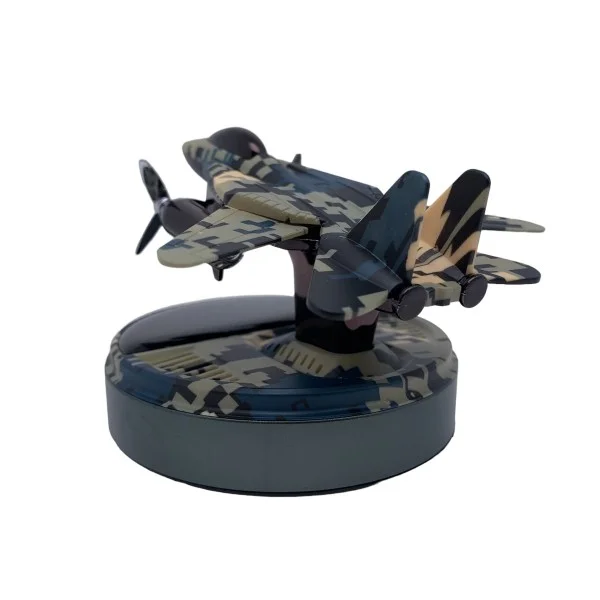 Ароматизатор автомобильный Самолет-истребитель на солнечной батарее Камуфляжный (4543-Leader) - фото 2 Ароматизатор автомобильный Самолет-истребитель на солнечной батарее Камуфляжный (4543-Leader) - фото 2
