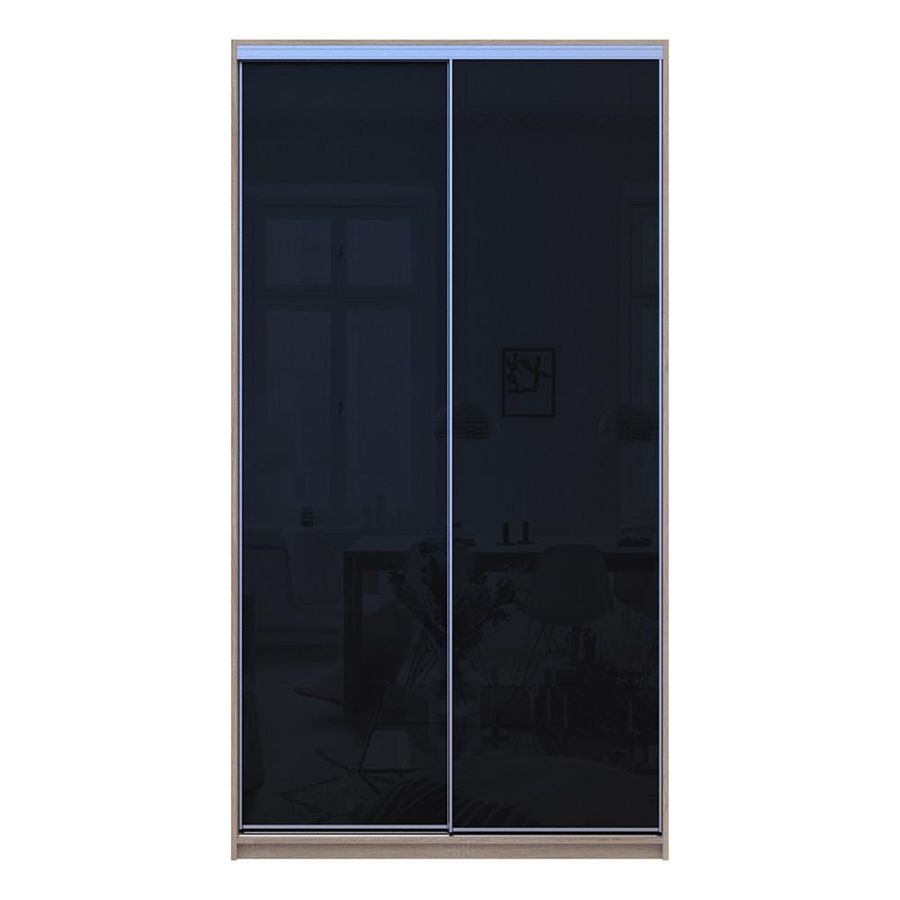 Шкаф-купе Сити Лайт Слим 120х60х225 см Дуб Сонома/Черный (DRS-011532)