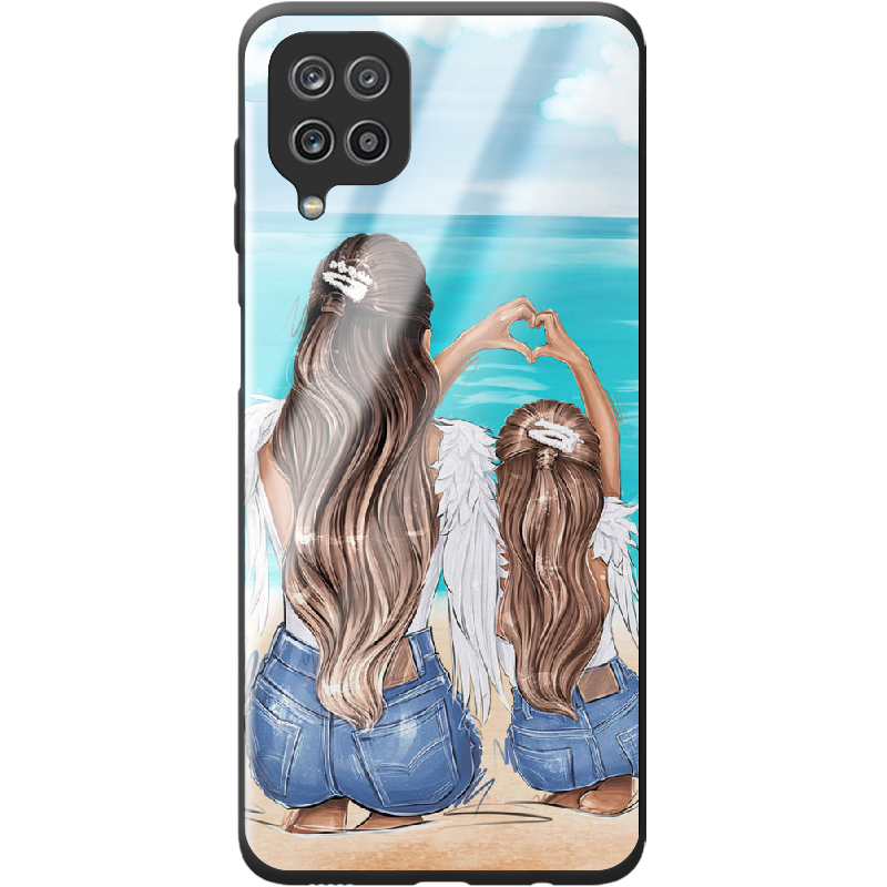 Чехол Boxface Samsung A225 Galaxy A22 Family Vacation Черный силикон со стеклом (42748-up2380-44201)