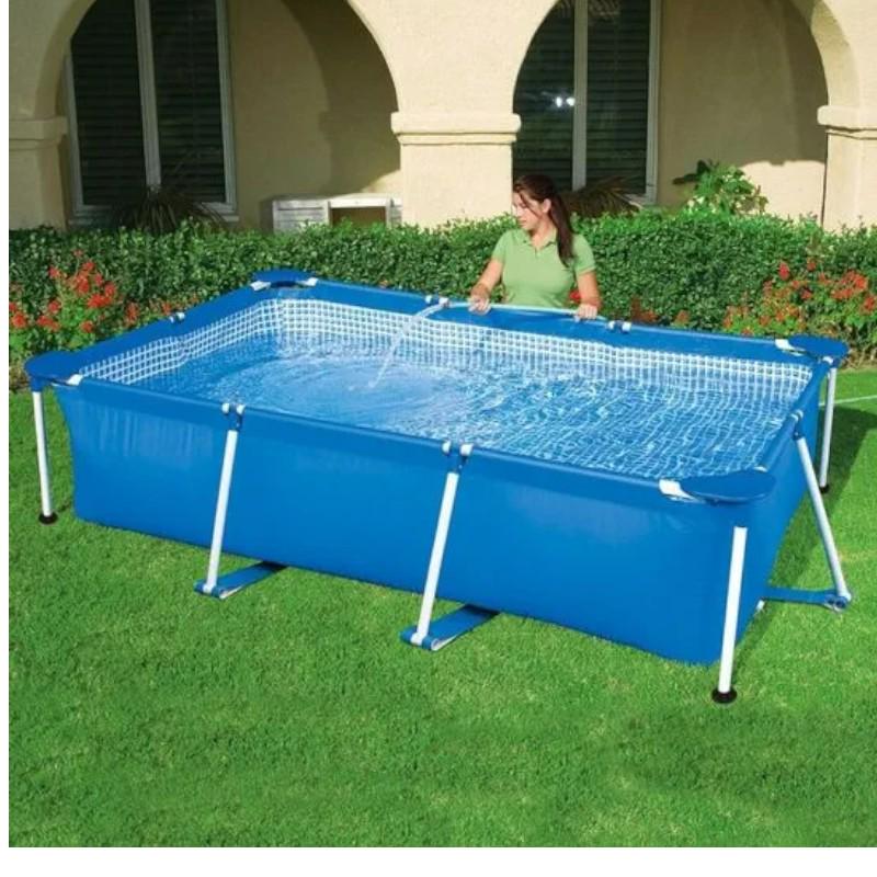 Бассейн каркасный Intex прямоугольный 2282 л 260х160х65 см Голубой (28271 NP) - фото 6 Бассейн каркасный Intex прямоугольный 2282 л 260х160х65 см Голубой (28271 NP) - фото 6