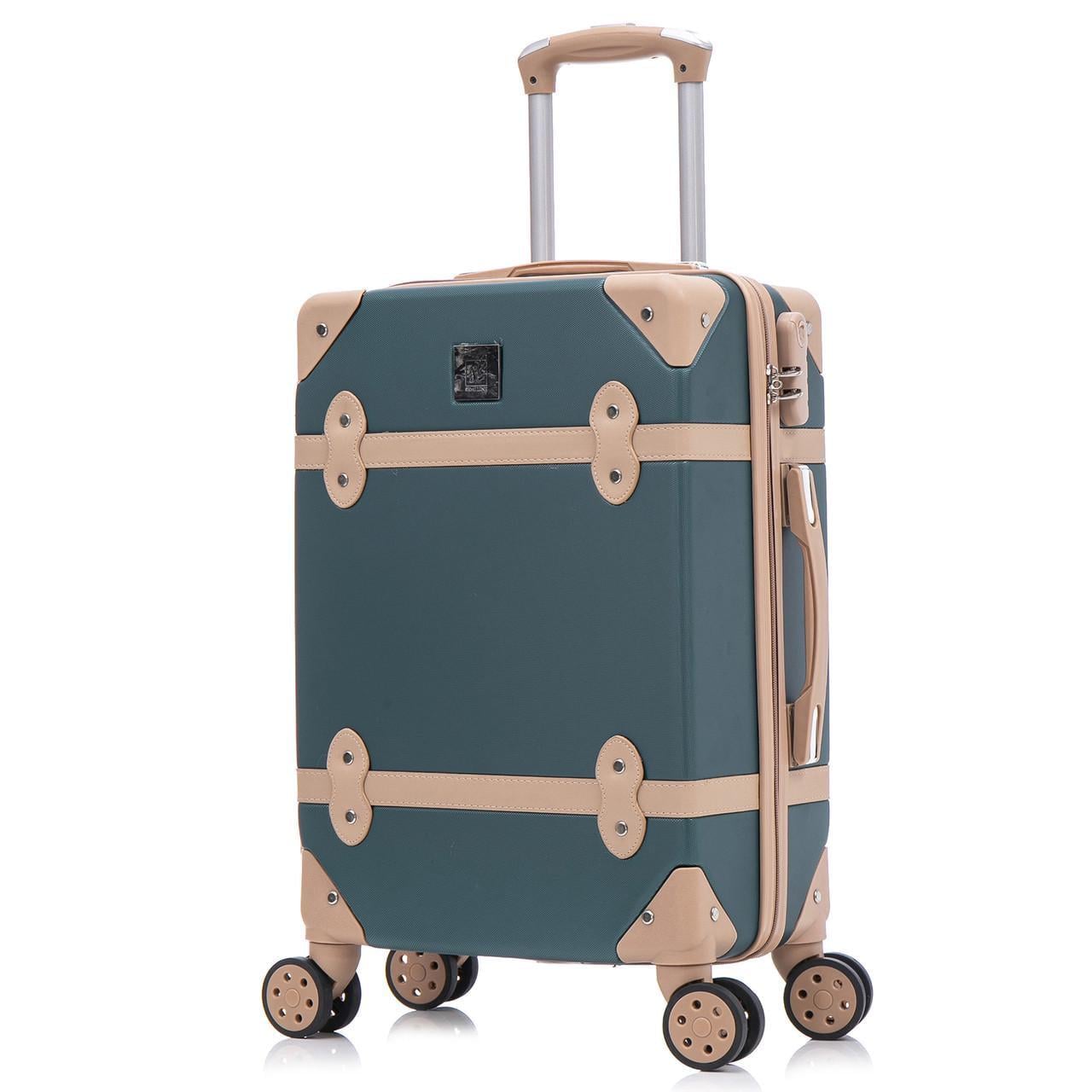 Чемодан SEMI LINE 20" S Green-Navy (T5838-2)