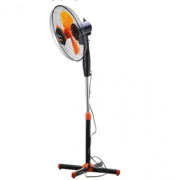 Вентилятор підлоговий Domotek MS-1620 40 Вт Чорний/Помаранчевий (CLS55) - фото 3