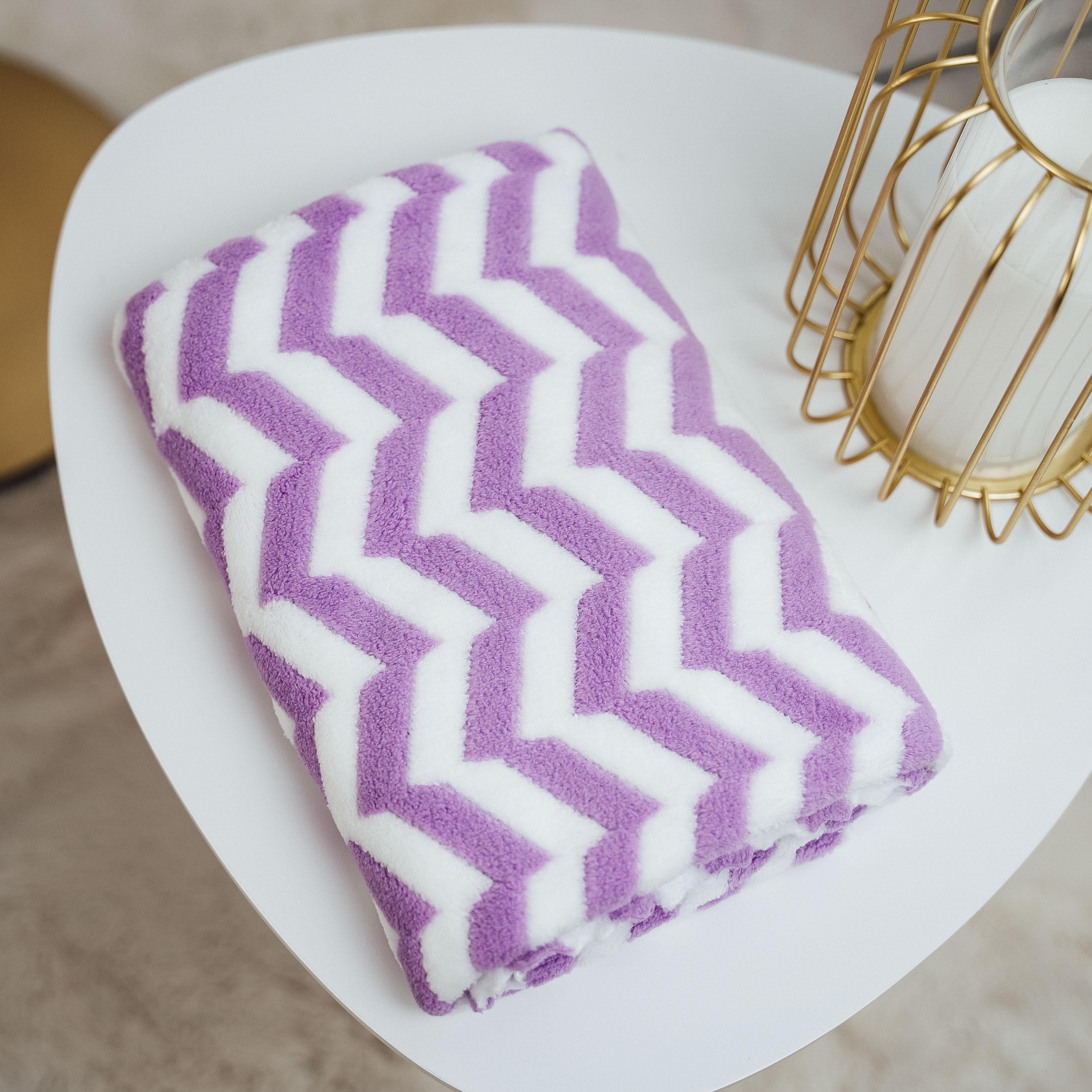 Полотенце лицевое 86444 Зигзаги 100х50 см Пастельно-фиолетовый (8410_29) - фото 1 Полотенце лицевое 86444 Зигзаги 100х50 см Пастельно-фиолетовый (8410_29) - фото 1