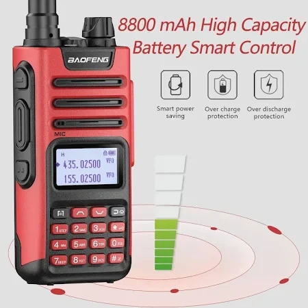 Рация Baofeng UV-13 Pro v2 дальность до 10 км/батарея 1800 mAh/8 W - фото 10