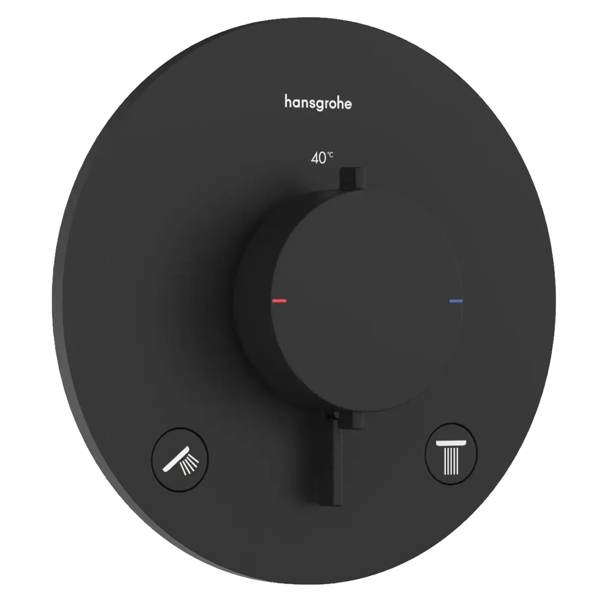 Смеситель для душа Hansgrohe Ecostat Comfort S термостатический Черный матовый (33715670)