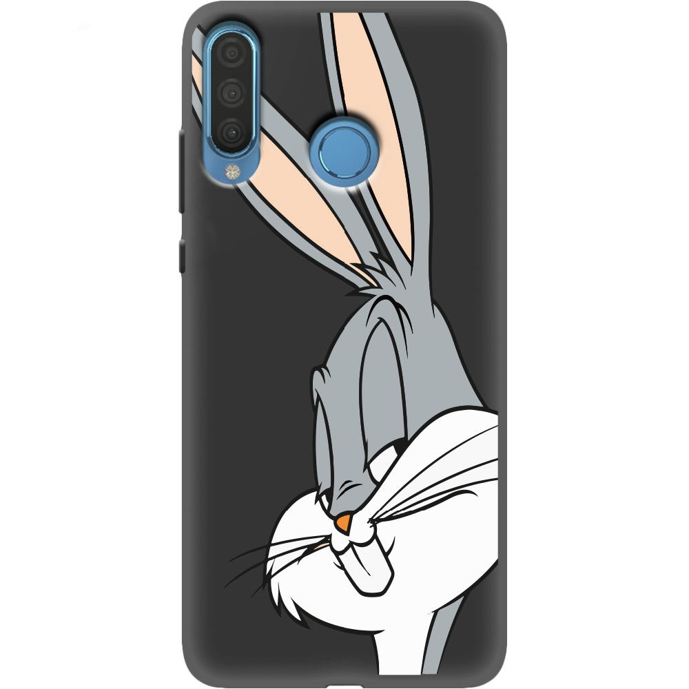 Чохол Boxface Huawei P30 Lite Lucky Rabbit Чорний силікон (36871-bk81-37511)