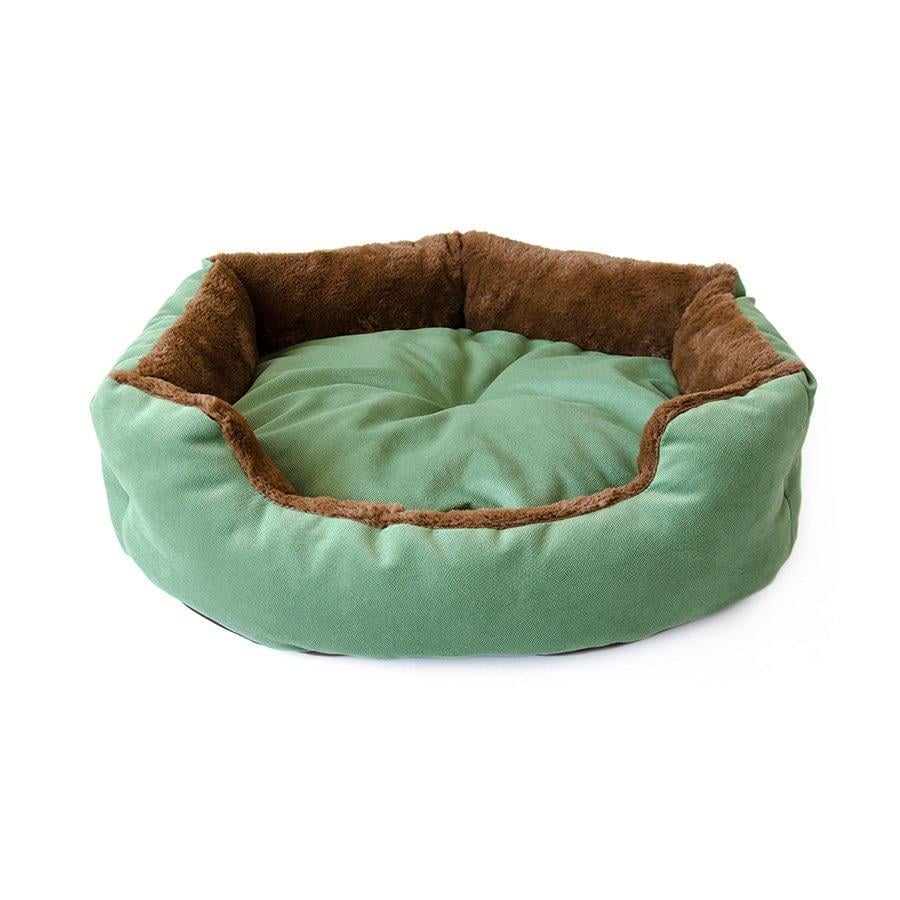 Лежак от Джека Кула Зеленый с коричневым (2663401400)