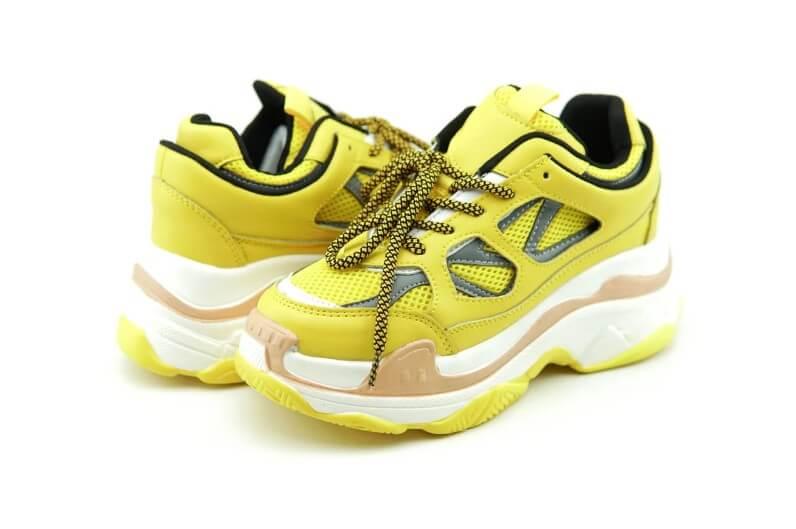 Кроссовки женские Cavaleri B2079-3 текстиль р. 38 Желтый (02433) Кроссовки женские Cavaleri B2079-3 текстиль р. 38 Желтый (02433)