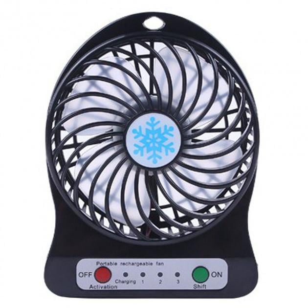 Міні-вентилятор Portable Fan Mini від акумулятора і USB до 8 годин (11203507)