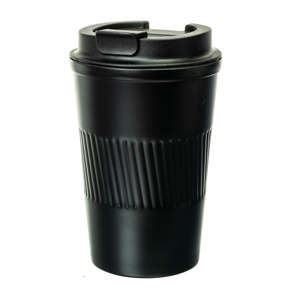 Термос Elisey Фраппучино 420 мл Черный (8713-006)