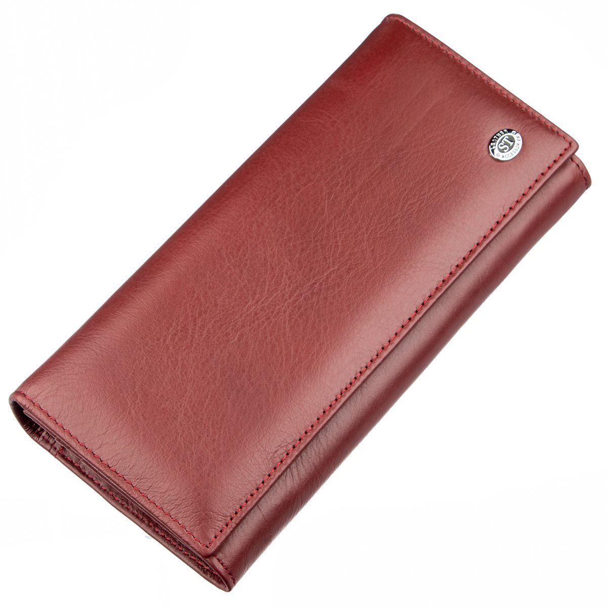 Кошелек женский ST Leather 18877 кожа Красный