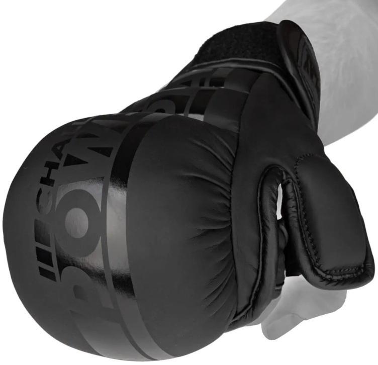 Перчатки MMA PowerPlay PP_3033 Ultra Matt 100% FLEX PU M Черный (8585053830664)