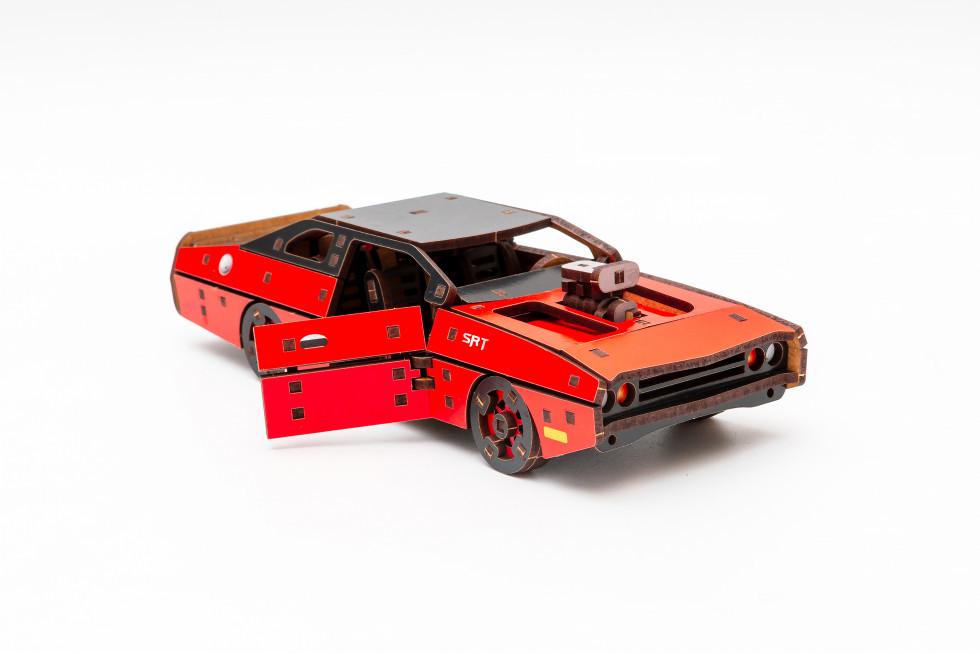 ᐉ Пазл з дерева механічний 3D PuzzleOK Fast & Furious Форсаж