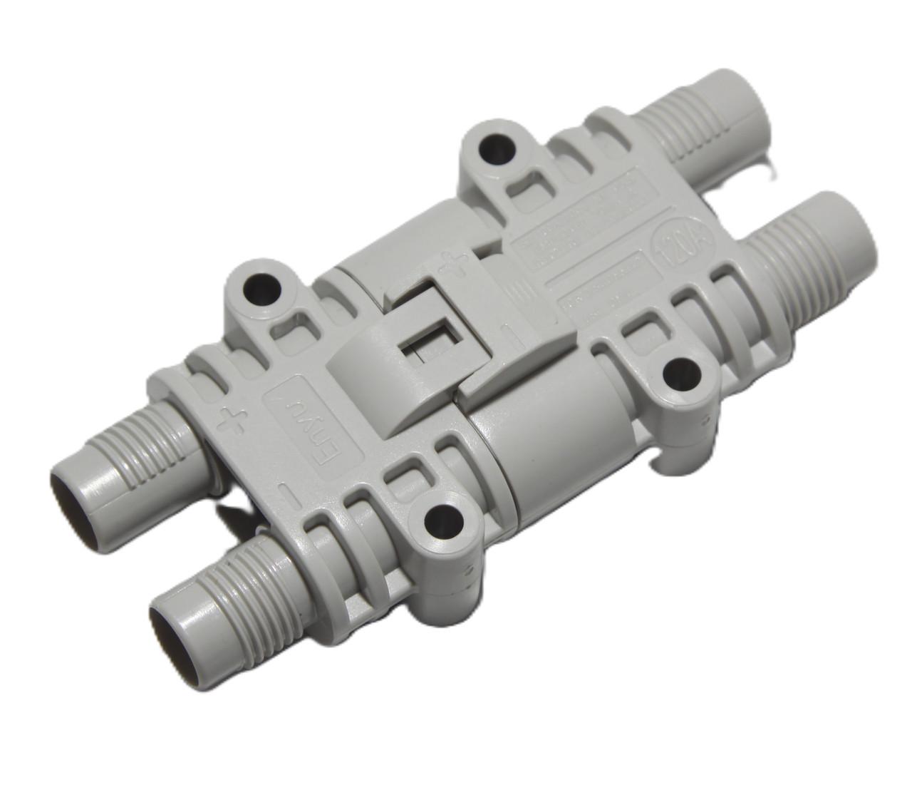 Разъем питания силовой герметичный 2pin 120А комплект Серый (2459817457) - фото 2