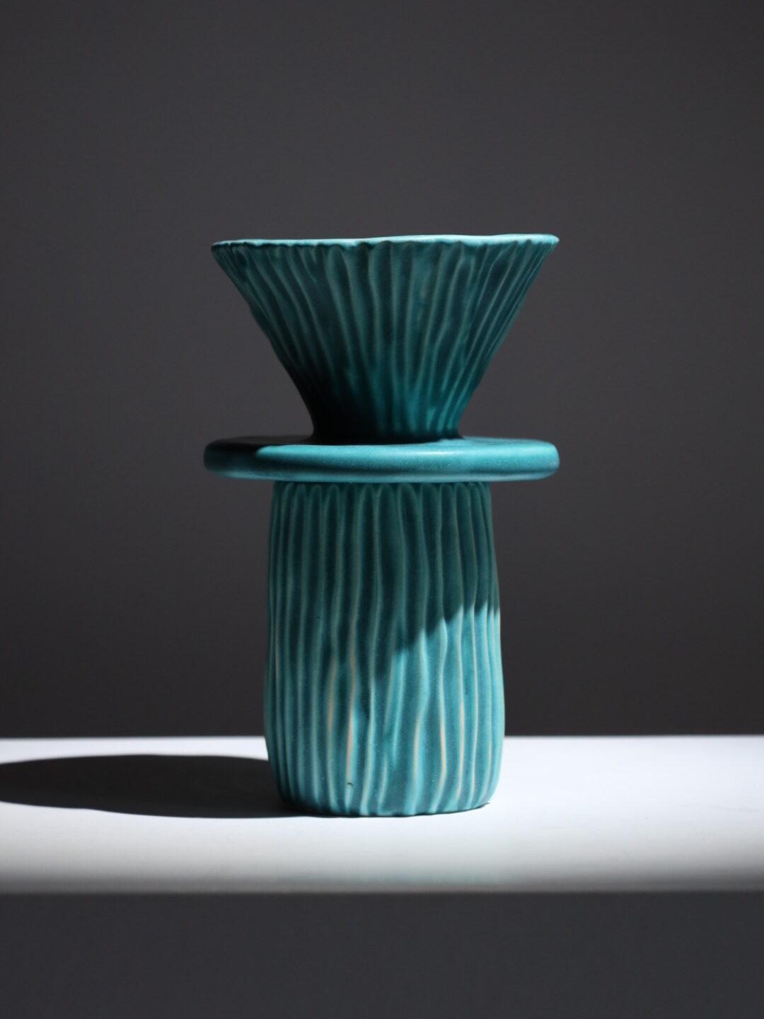 Набор кофейный Лагуна пуровер/воронка V60/чашка ручной работы (POV-005) - фото 19