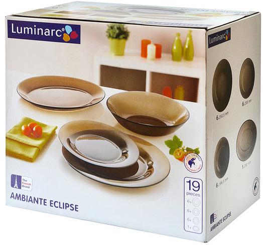 Столовый сервиз Luminarc Ambiante 19 пр. на 6 персон (LUM-L5176) - фото 3 Столовый сервиз Luminarc Ambiante 19 пр. на 6 персон (LUM-L5176) - фото 3