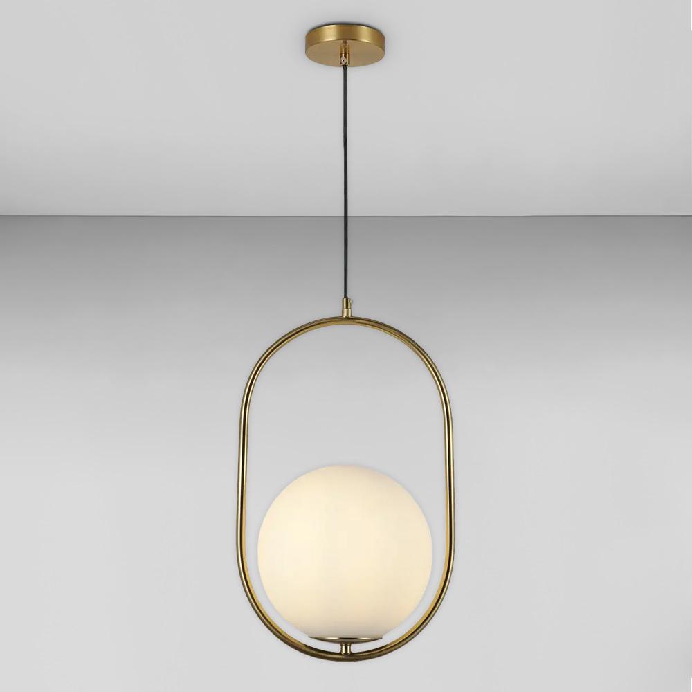 Люстра подвесная шар Light House LS-18127-1 BRZ/WH Бронзовый/Белый