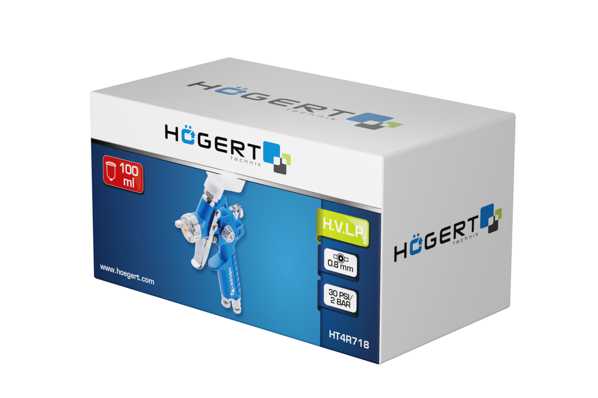 Пистолет-распылитель с верхним бачком 100 мл (HT4R718) - фото 3