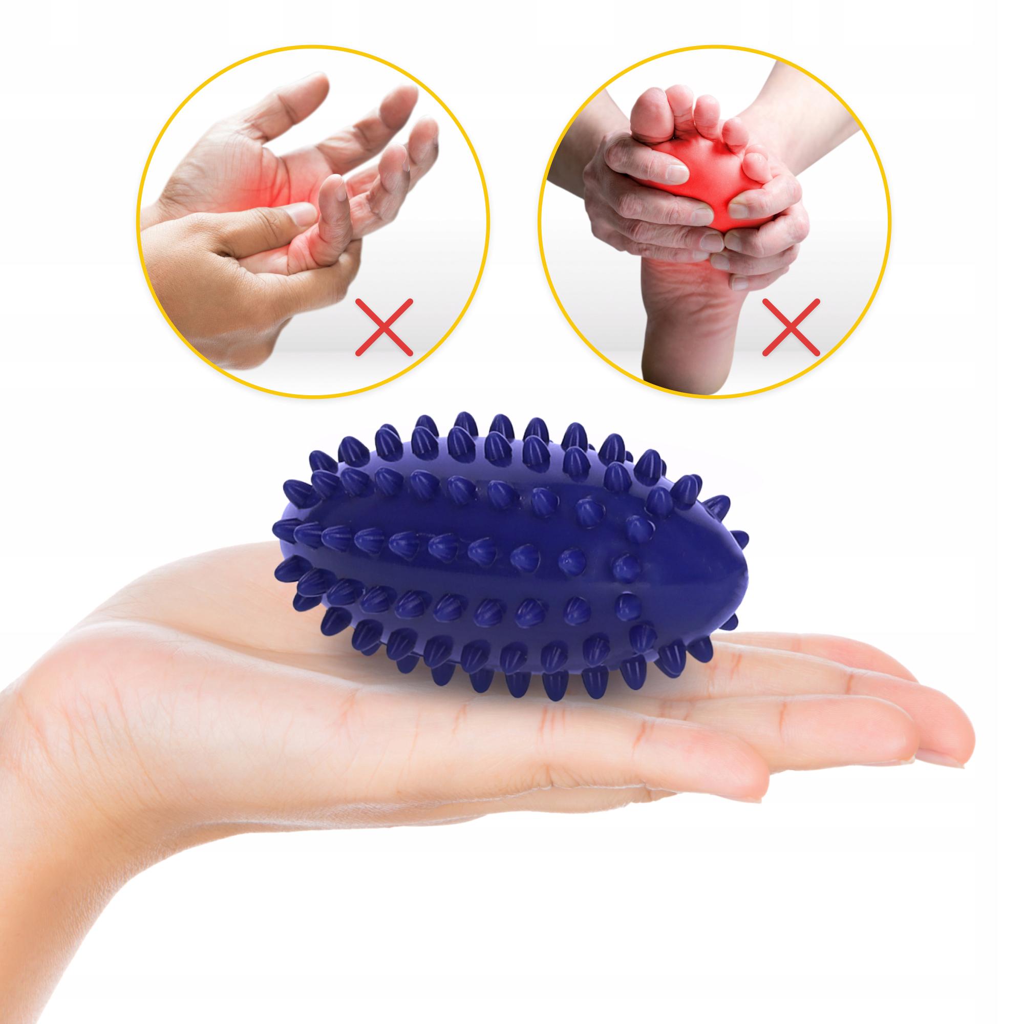 М'яч масажний огірок 4fizjo Spike Bean 11,5x5 см Blue (P-5905973403306) - фото 4 М'яч масажний огірок 4fizjo Spike Bean 11,5x5 см Blue (P-5905973403306) - фото 4