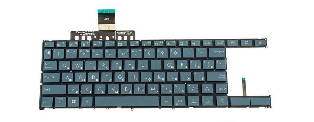Клавиатура для ноутбука Asus UX481FA с подсветкой клавиш (0KNB0-5622RU00)