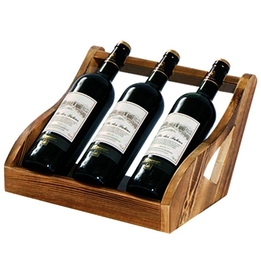 Полка для вина настольная Мелтер 3 Трюфель (Впс-311028)