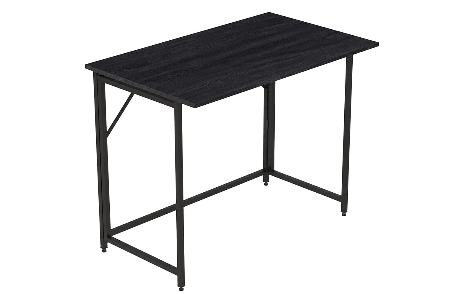 Стол-трансформер раскладной Ferrum-decor Слай металл/ДСП 16 мм 75x90x50 см Черный/Каштан Арвадонна (FRD-107826)