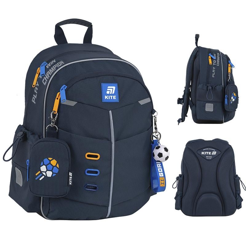 Шкільний рюкзак KITE SET K25-771S-5 Goal Time з пеналом та сумкою для взуття (995197) - фото 13 Шкільний рюкзак KITE SET K25-771S-5 Goal Time з пеналом та сумкою для взуття (995197) - фото 13