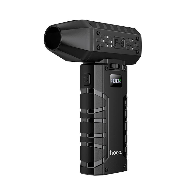 Вентилятор ручной Hoco HX67 с LED-дисплеем Черный (27556502)