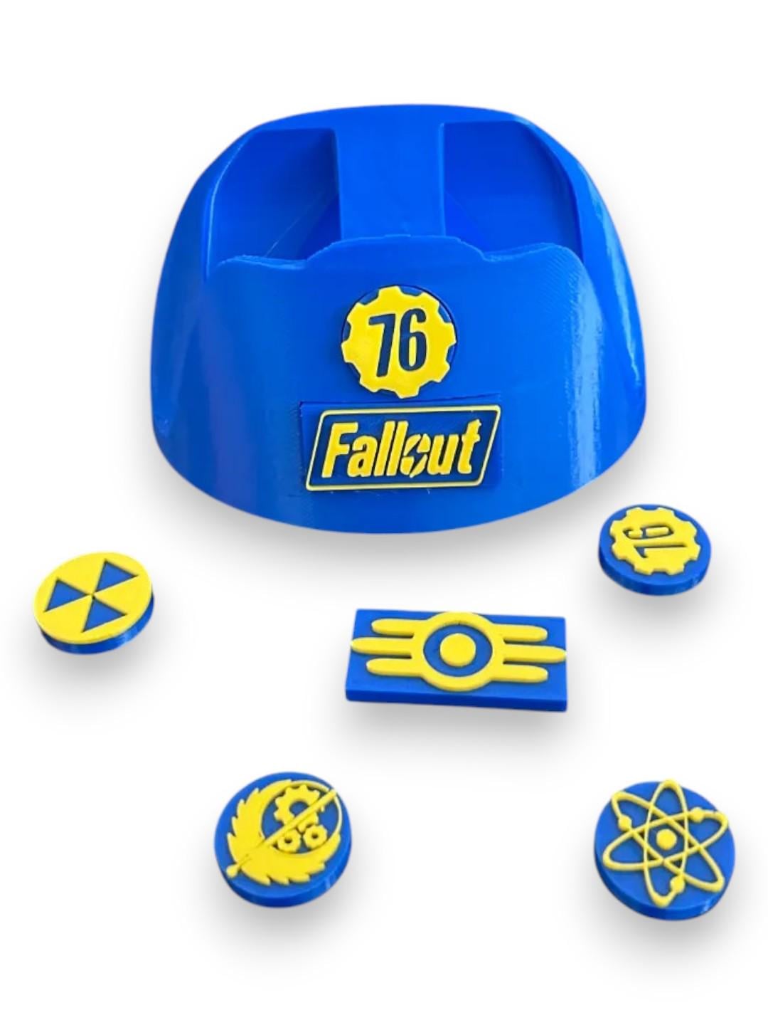 Подставка для геймпадов настольная DualSense и DualSense Edge в стиле Fallout (28446689)