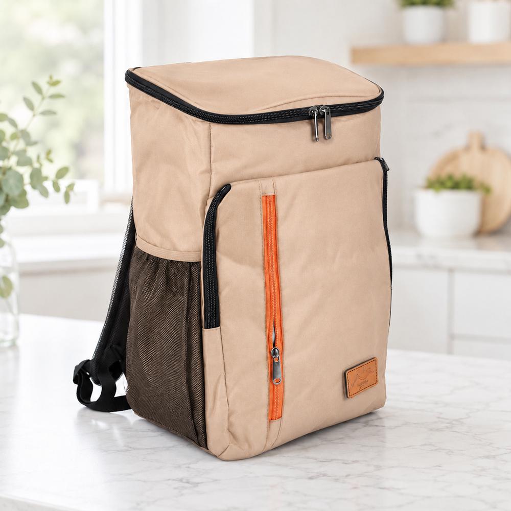 Рюкзак-холодильник 37x27x14,5 см Бежевый (03-R98906)
