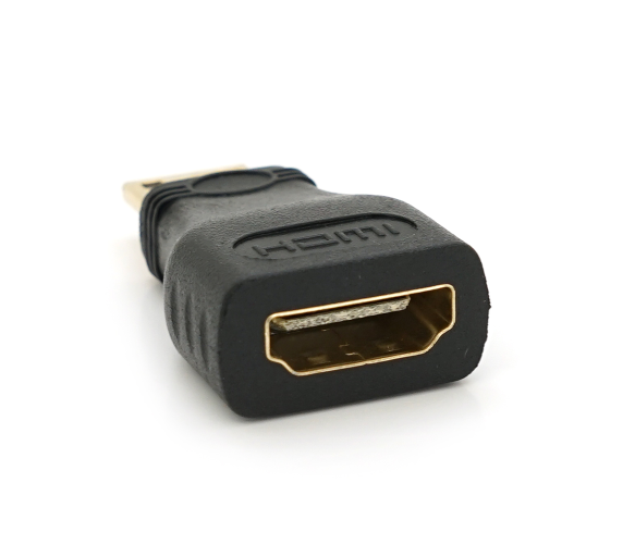 Переходник VOLTRONIC mini HDMI M - HDMI F Black (26075500) - фото 2