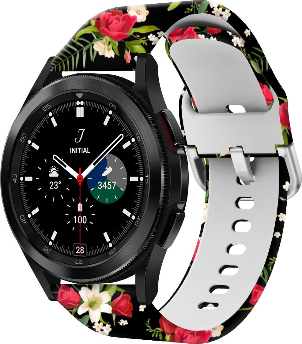 Ремешок Colorful для Galaxy Watch 4 Classic 46 мм Rose/Black (28409)