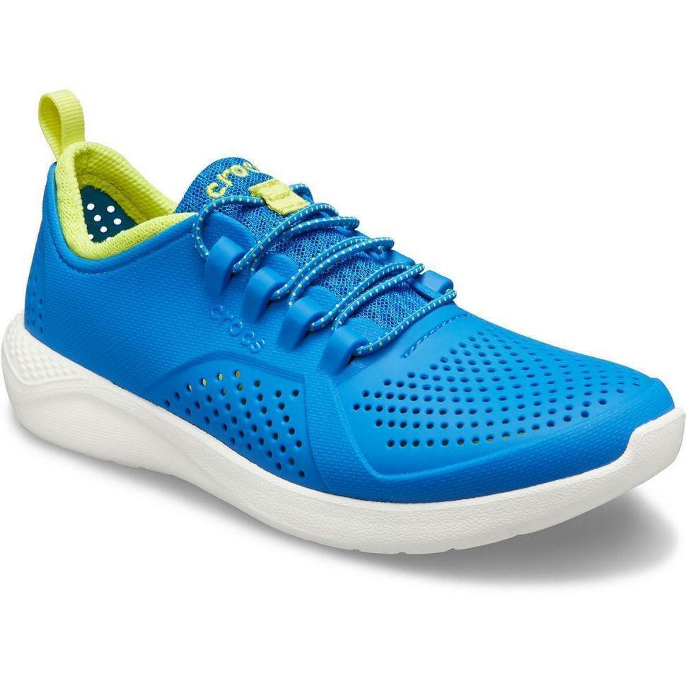 Дитячі крокси-кросівки для дівчинки Crocs Literide Pacer Kids Bright р. 28/29 Cobalt/Citrus (10763) - фото 5