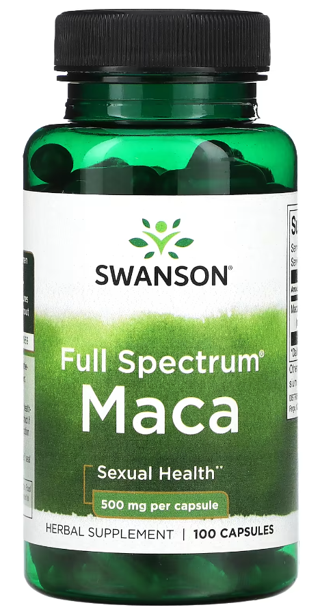 Комплекс Мака полного спектра Swanson Maca Full Spectrum 500 мг 100 капсул Комплекс Мака полного спектра Swanson Maca Full Spectrum 500 мг 100 капсул