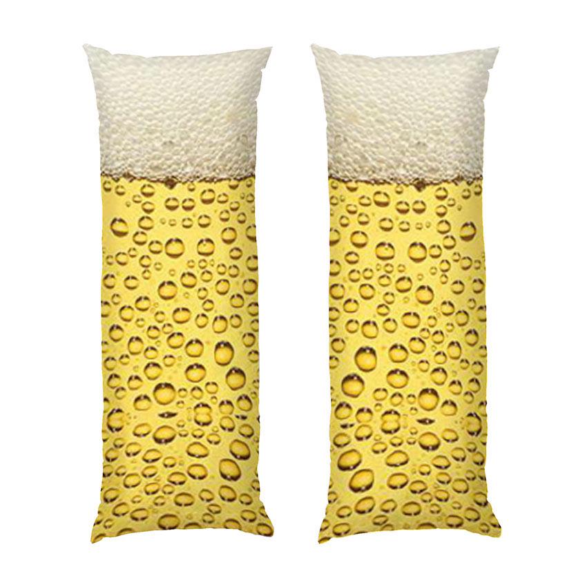 Подушка дакимакура Glass of beer габардин 70х30 см (102811)