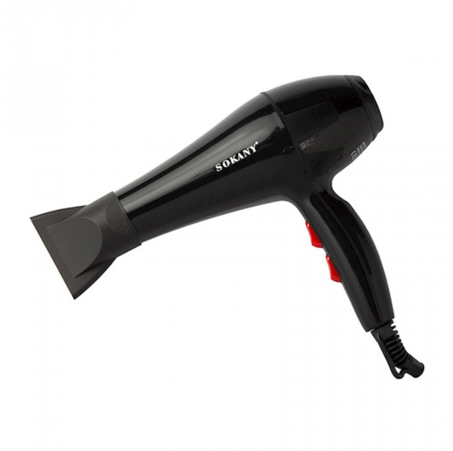 Фен для волосся Sokany SK-2200 2200 Вт 2 швидкості 3 режими температури Червоний (2827050719) Фен для волосся Sokany SK-2200 2200 Вт 2 швидкості 3 режими температури Червоний (2827050719)