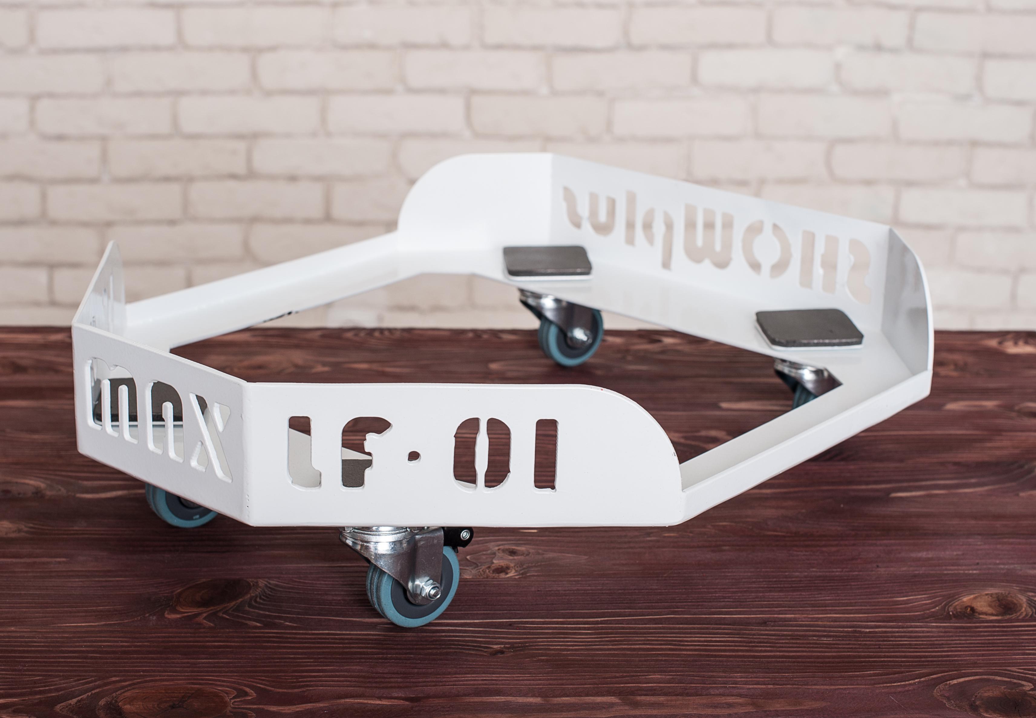 Подставка для генератора тяжелого дыма SHOWplus Mobile Stand LF-01 MAX Белый (24868277) - фото 3 Подставка для генератора тяжелого дыма SHOWplus Mobile Stand LF-01 MAX Белый (24868277) - фото 3