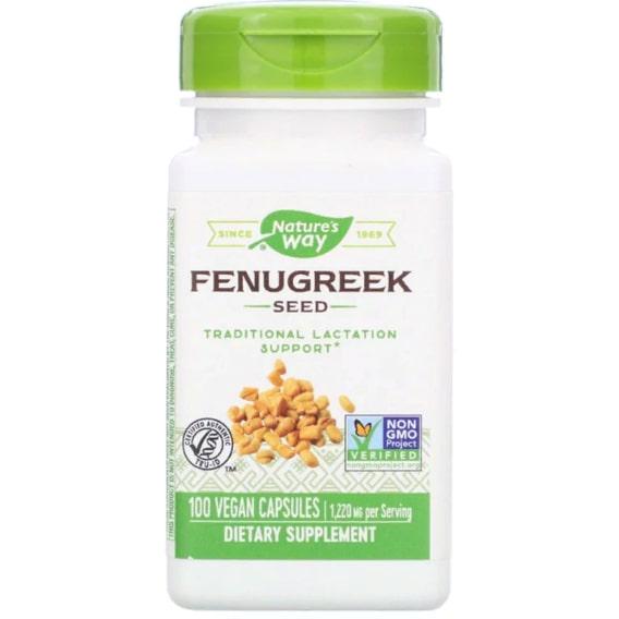 Пажитник Nature's Way Fenugreek Seed 610 мг 100 Veg Caps (NWY-12800)