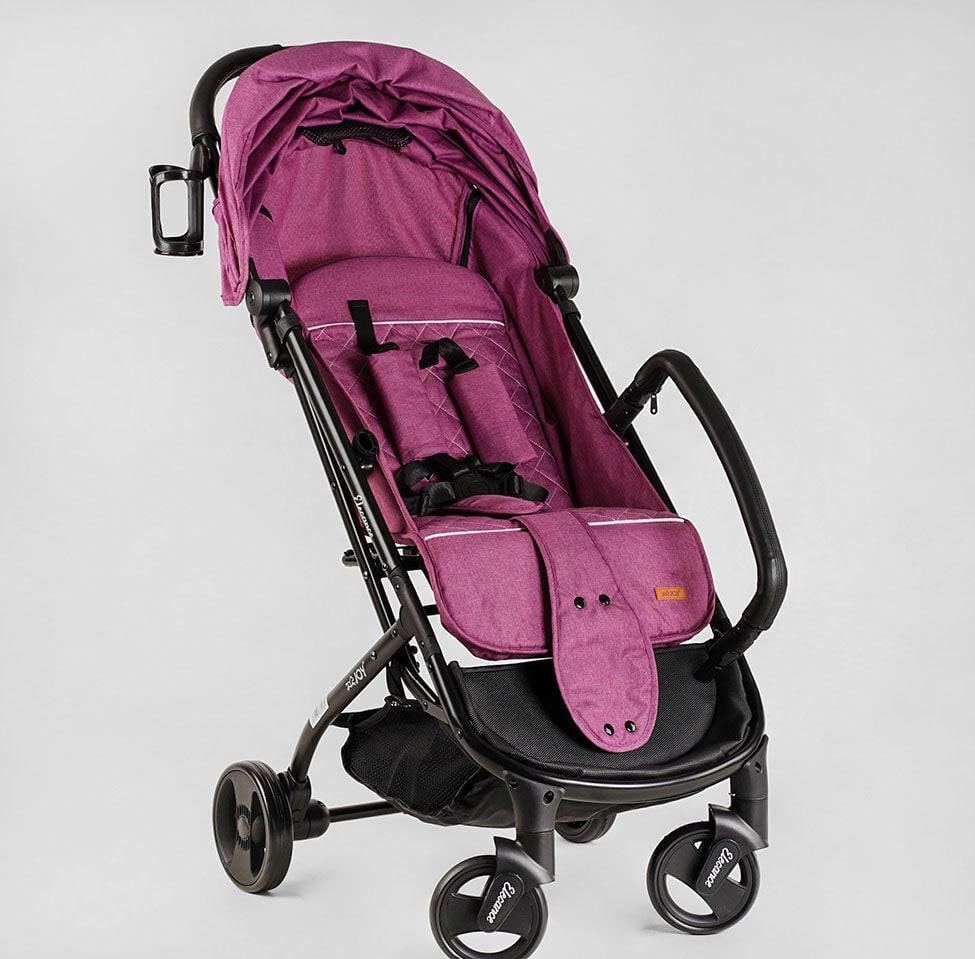 Коляска прогулочная Joy Elegans A-16207 со стальной рамой/футкавером/подстаканником (23868045) - фото 5