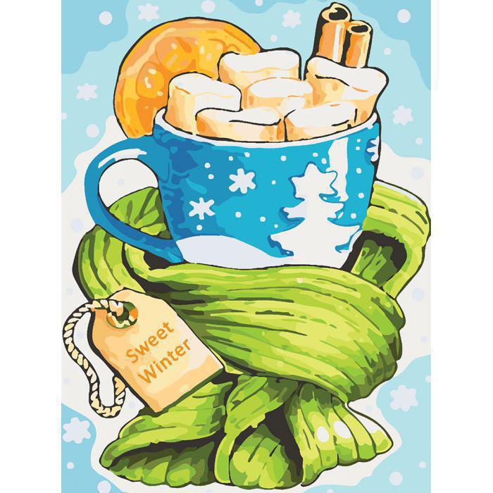 Картина по номерам Идейка Сладкая зима 30x40 см (skl-КНО5504)